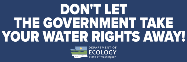 Urgent Water Rights Alert for Nooksack Watershed Residents